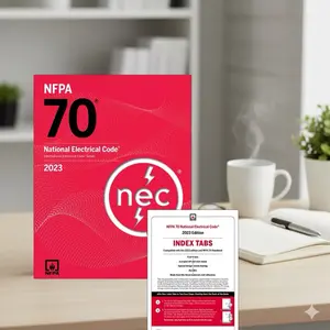 NFPA 70 National Electrical Code NEC 2023 With Tabs - Trade Paperback Book by National Fire Protection Association