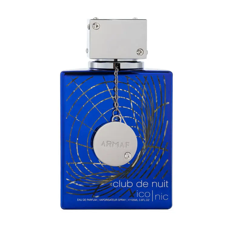 Armaf Club de Nuit Blue Iconic Cologne for Men, Eau de Parfum Spray 3.6 Fl Oz / 105ml, Long Lasting Citrus Spicy Woody Fragrance with Grapefruit, Ginger, Cedar, Sandalwood and Amber