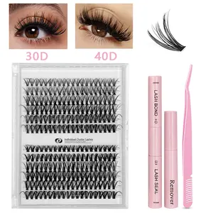 30/40 Cluster Option   Natural  Voluminous  & Lifting  Ultra-Thin & Soft  Includes Glue & Tweezers  Effortless DIY  5-Minute Beginner-Friendly  A Must-Have for Beauty Lovers