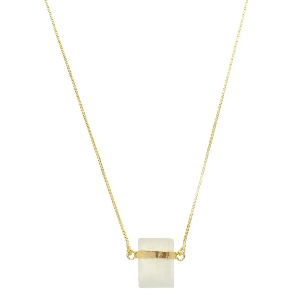 Selenite Necklace