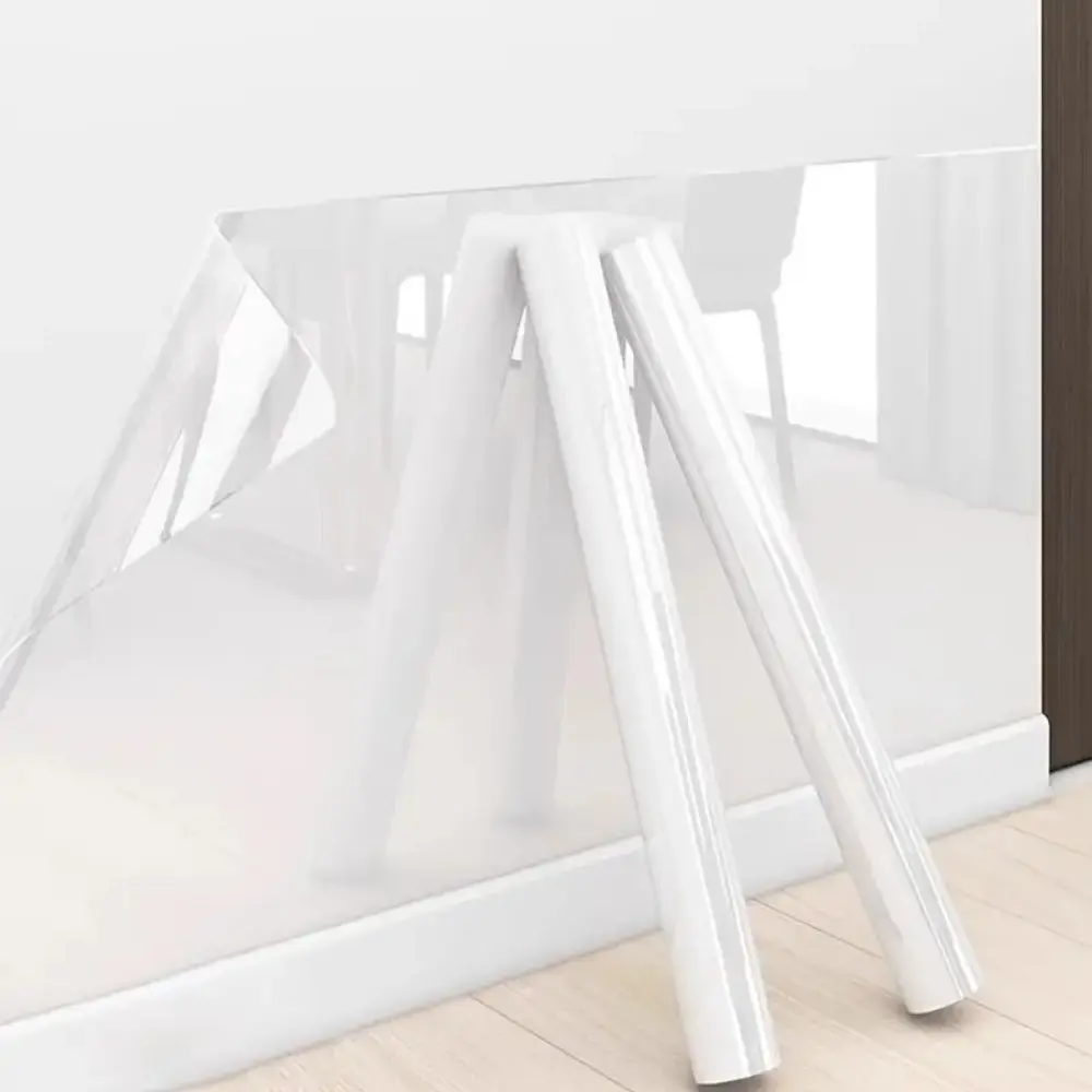 1 Roll Transparent PTE Plastic Furniture Guard, Scratch-Proof Protective Film for Home Furniture - Suitable for Sofa, Door, Kitchen Use