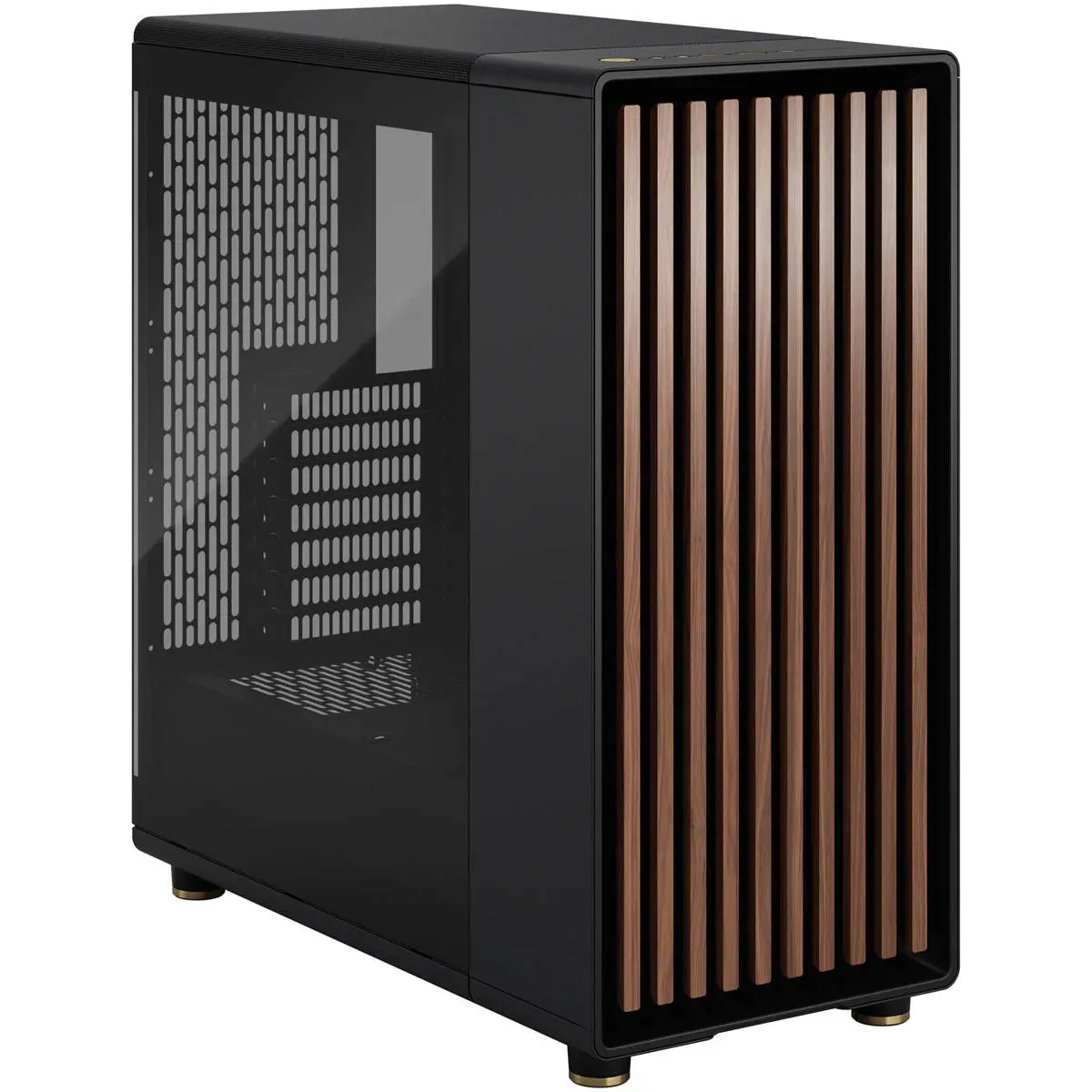 Fractal Design North Dark Tempered Glass ATX Mid-Tower Computer Case, Charcoal Black