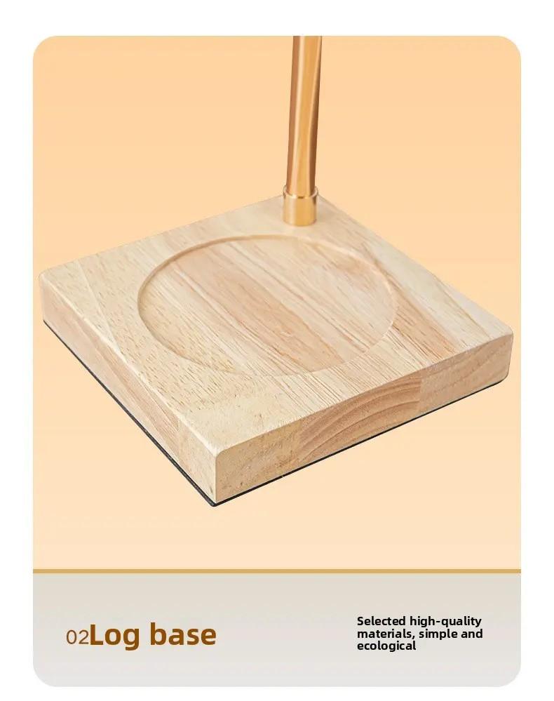 Candle Warmer Lamp Timer Function Dimmable Tulip Shaped Candle Warmer Light Height Adjustable Solid Wood Base Flameless Candle Melting Lamp For Bedroom Living Room