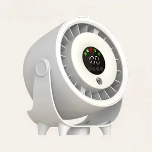2026 Upgraded Quiet Brushless Cordless Rechargeable Portable Wireless Desktop Fan - 3600mAh, Mist Function, Wall-Mounted, Low Noise Cooling Quiet Ventilation Fan for Home & Office Heating & Cooling Needs