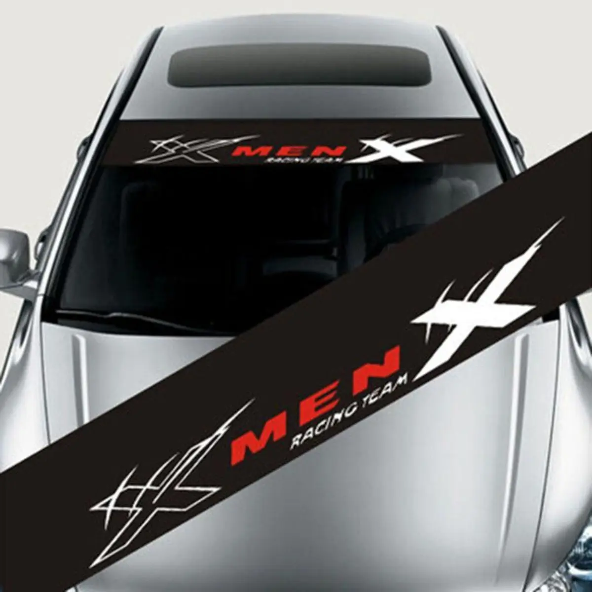 Laser Car Windshield Stickers - Reflective Sunshade Decals, Cool Matte ...