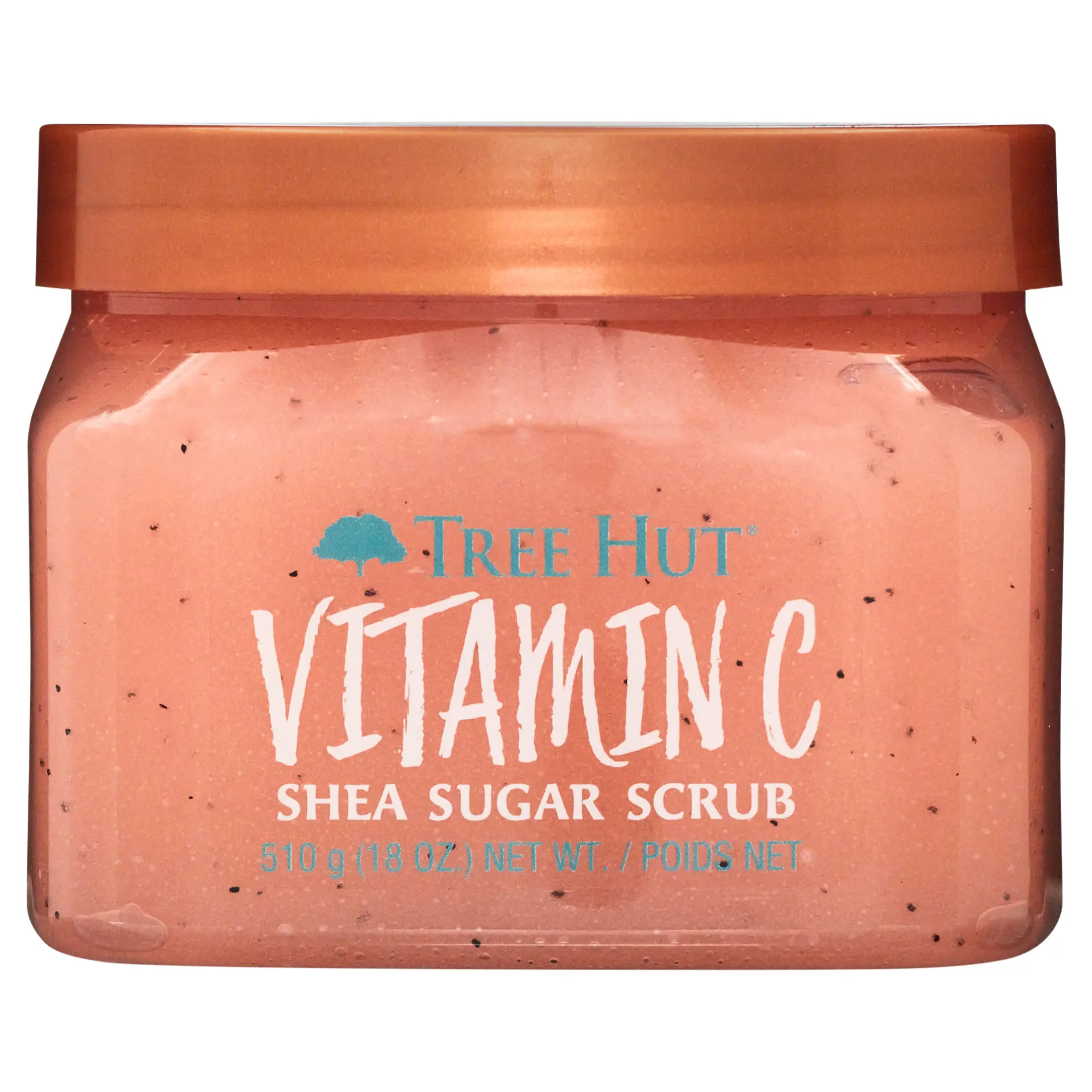 Tree Hut Vitamin C Shea Sugar Exfoliating and Hydrating Body Scrub, 18 oz.