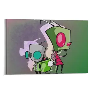 Invaders Zim Poster Anime Poster Poster Canvas Wall Art For Bedroom Decor Bar Office Room Decor Gift