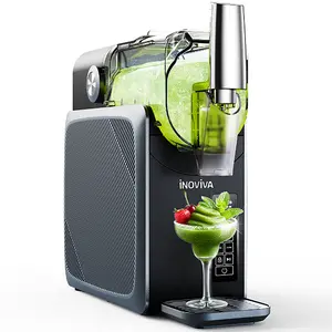 Inoviva Slushie Machine | Spring & New Year Drink Maker for Home & Parties | 5-in-1 Frozen Drinks (Slushie, Milkshake, Frappé, Cocktail & Wine) | No Ice Needed, Auto-Clean | 68–88oz