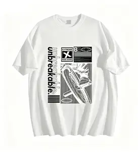 Extreme Unbreakable Ride Hard Oversized T-Shirt, 100% Cotton Streetwear Graphic Tee