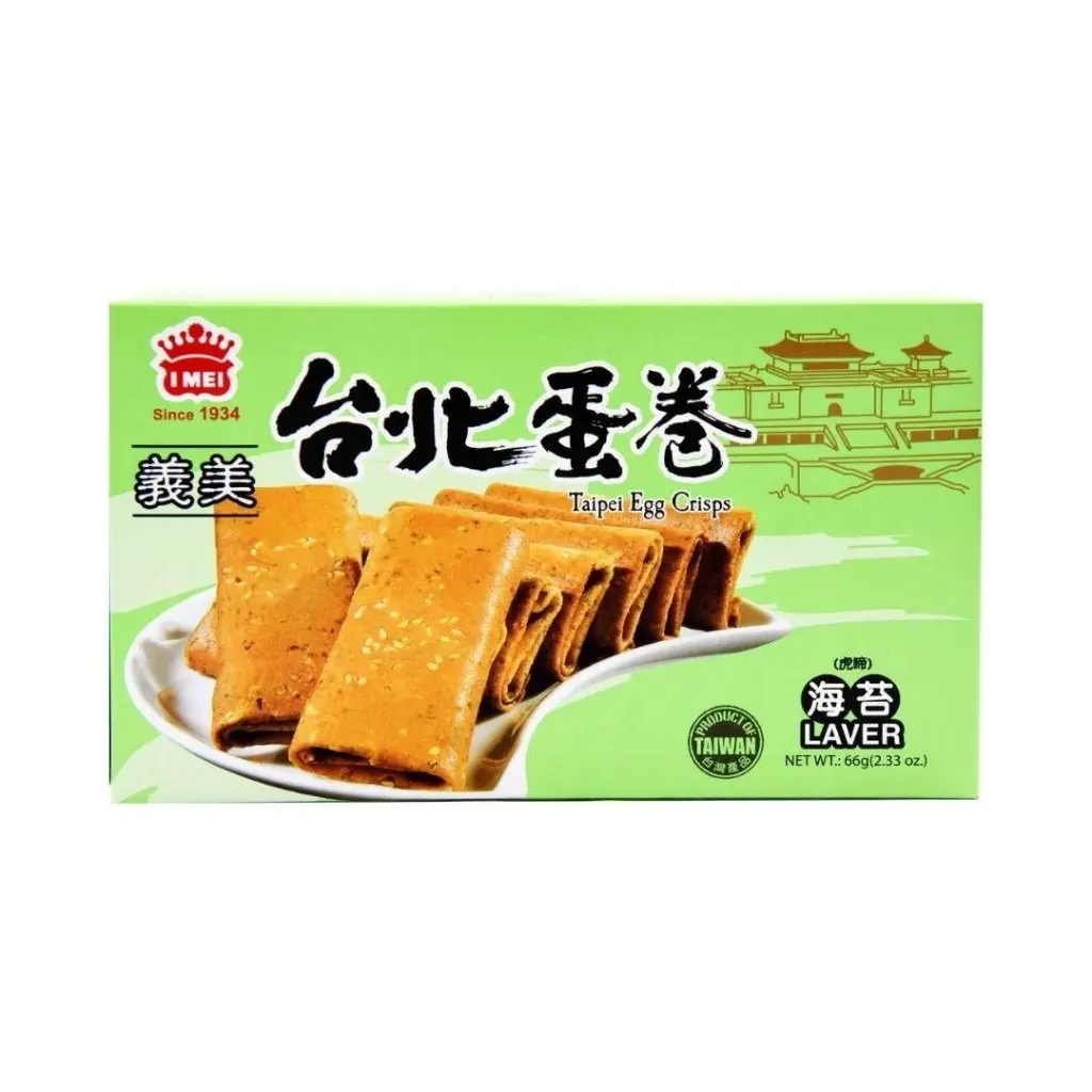 IMEI Taipei Natural Crispy Savory Salted Seaweed Snack - 66g
