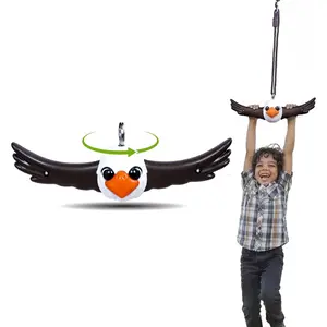 Swing Spins Set - 360 °       Twist Spin Toy, Swing Sets Accessories for Backyard, Kids Outdoor Play Toys, Slackline Attachment, Easy Install, Adjust Height, Durable,Up to 300lbs Eagle