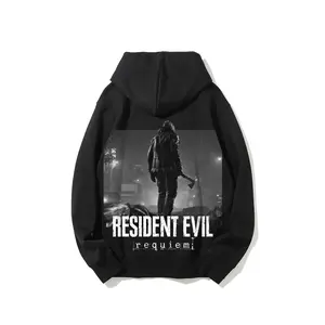 Leon Kennedy Resident Evil 9 Printed Unisex Casual Hoodie
