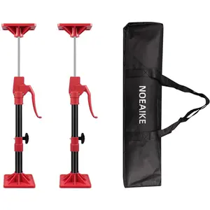 2-Pack 11-23 Inch Steel Adjustable Quick Support System Telescopic Rod, 200lbs Capacity Third Hand Tools for Installing Cabinets Lifting Drywall