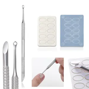 "Dual-End Cuticle Pusher with Sandpaper – Nail Prep Tool for Manicure"