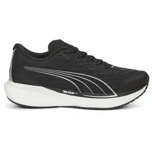 PUMA Mens Deviate Nitro 2 Running Sneakers Shoes - Black