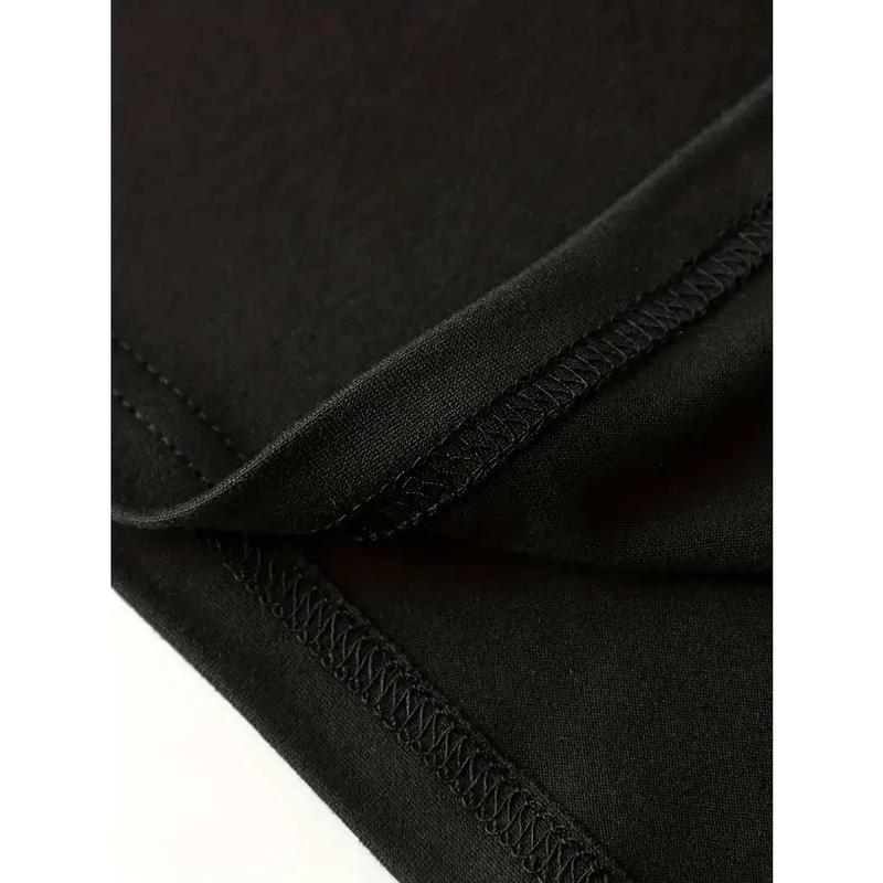 Women'S Black Mama Graphic T-Shirt Dress - Casual, Short Sleeve, Round Neck, Bodycon Fit, Summer Outfit with Elegant Earrings and Clutch, Casual Summer Dress  Playful Print Top  Sleeveless Fashion, Ladies Dr