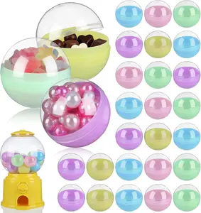 36 Inch Vending Capsules 50pcs Colorful Plastic Fillable Balls for Gumball Vending Machine, Perfect for Candy Party Favor Prizes
