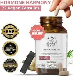 Natural Hormone Support for Women - Relief for Menopause, Perimenopause, Healthy Hormonal Balance, Hot Flashes. 72 Capsules.