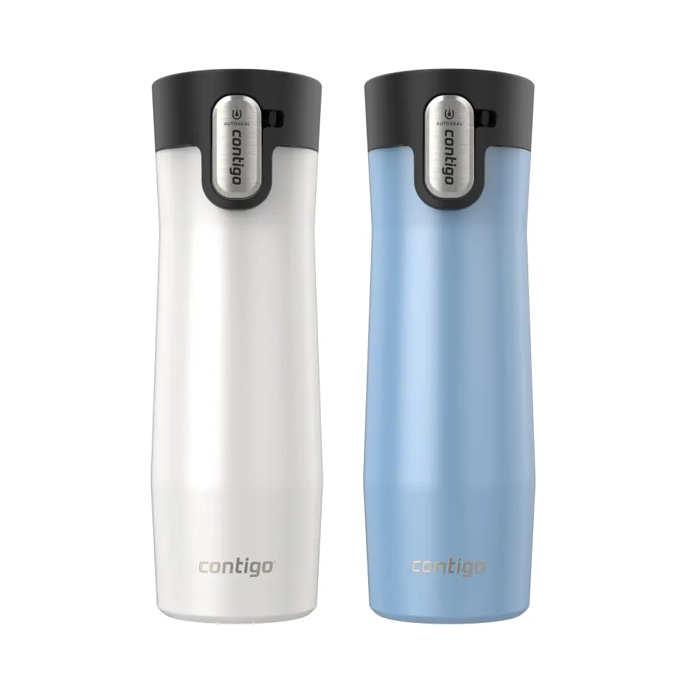 Contigo 20 oz. West Loop 3.0 Autoseal Stainless Steel Travel Mug 2-Pack