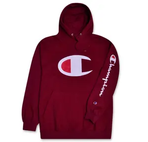 Champion Hoodie for Men Big And Tall Mens Oversized Pullover Fleece Sweatshirt