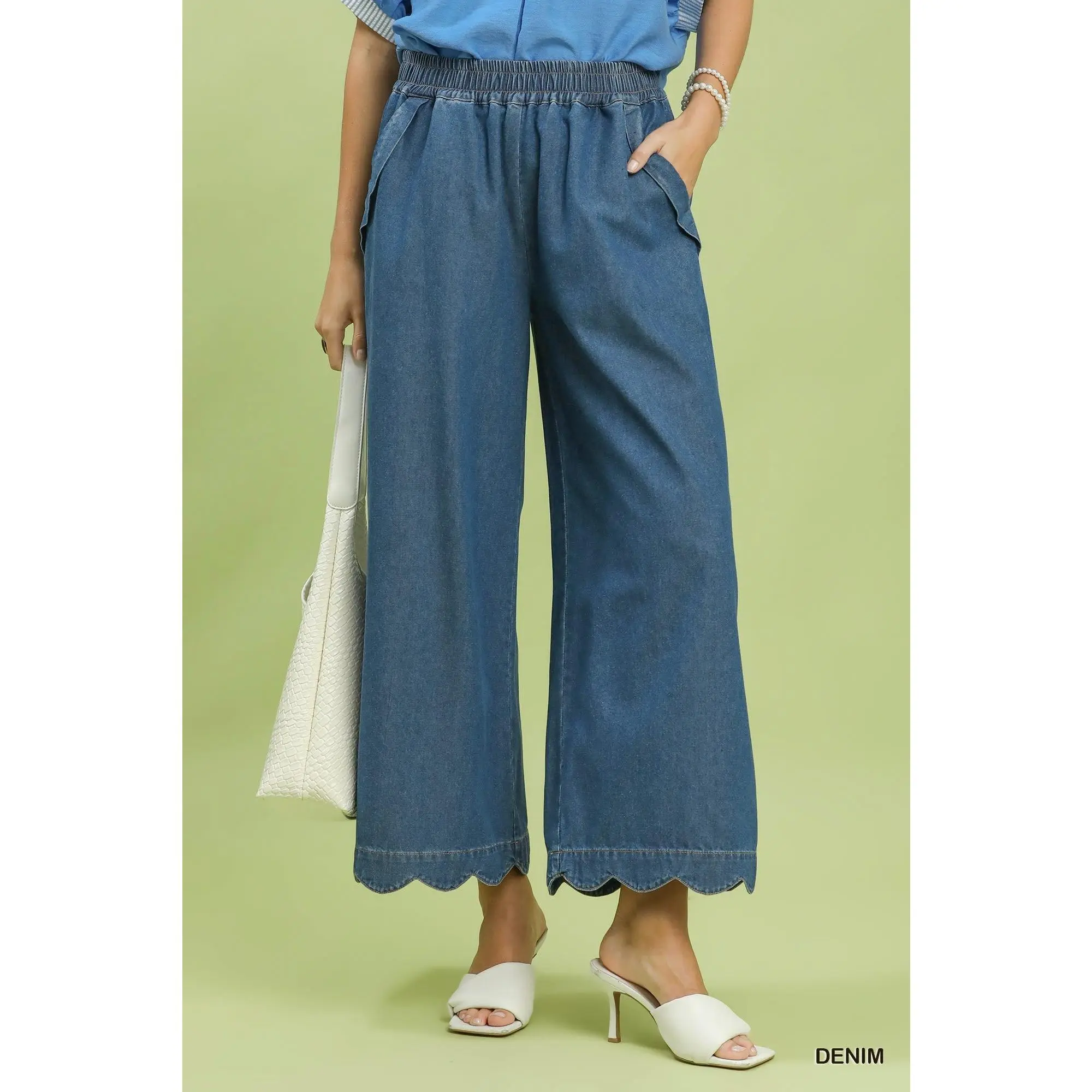 Umgee Lilah Denim Pants