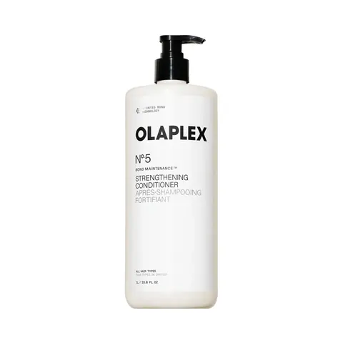 Olaplex No.5 Bond Maintenance Strengthening Conditioner - 33.8oz (1L) Medium-Coarse Hair Types Moisturizing Repair for Silky-Smooth Hair -Vegan - Color-Safe