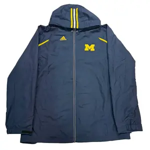 Brand New Modern Michigan Full Zip Windbreaker