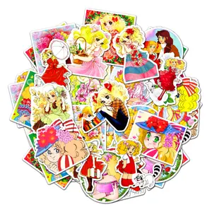 Candy Candy 20 pcs Sticker Pack, Anime Waterproof Vinyl Sticker, Anime Stickers for Laptop Skateboard Water Bottle, Wall Decal gift for kid