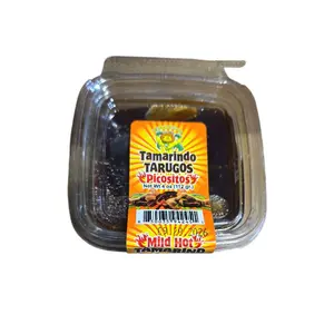 Tarugos Tamarindo Picosito Net Wt 4-oz 112g Each Mild Hot Tamarind Candy Mexican Style Snack