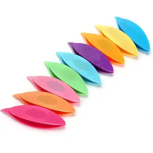 9 Pcs Colorful Plastic Tatting Shuttle for Lace DIY Hand Lacemaking Craft Deft Tool Weaving Sewing Accessories Household Knitting Tools Tatting and Lacemaking Supplies Needlework