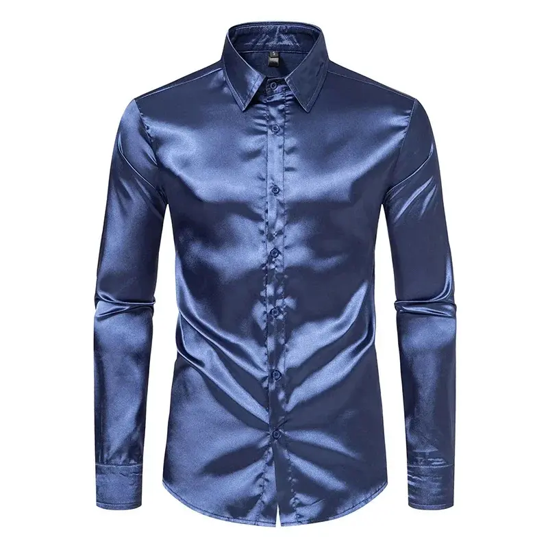 Mens Gold Silk Satin Shirt 70s Disco Dance Nightclub Dress Shirts Men Party Wedding Long Sleeve Casual Shirt Chemise Homme 2XL - TikTok Shop Mens Gold Silk Satin Shirt 70s Disco Dance Nightclub Dress Shirts Men Party Wedding Long Sleeve Casual Shirt Chemise Homme 2XL - TikTok Shop