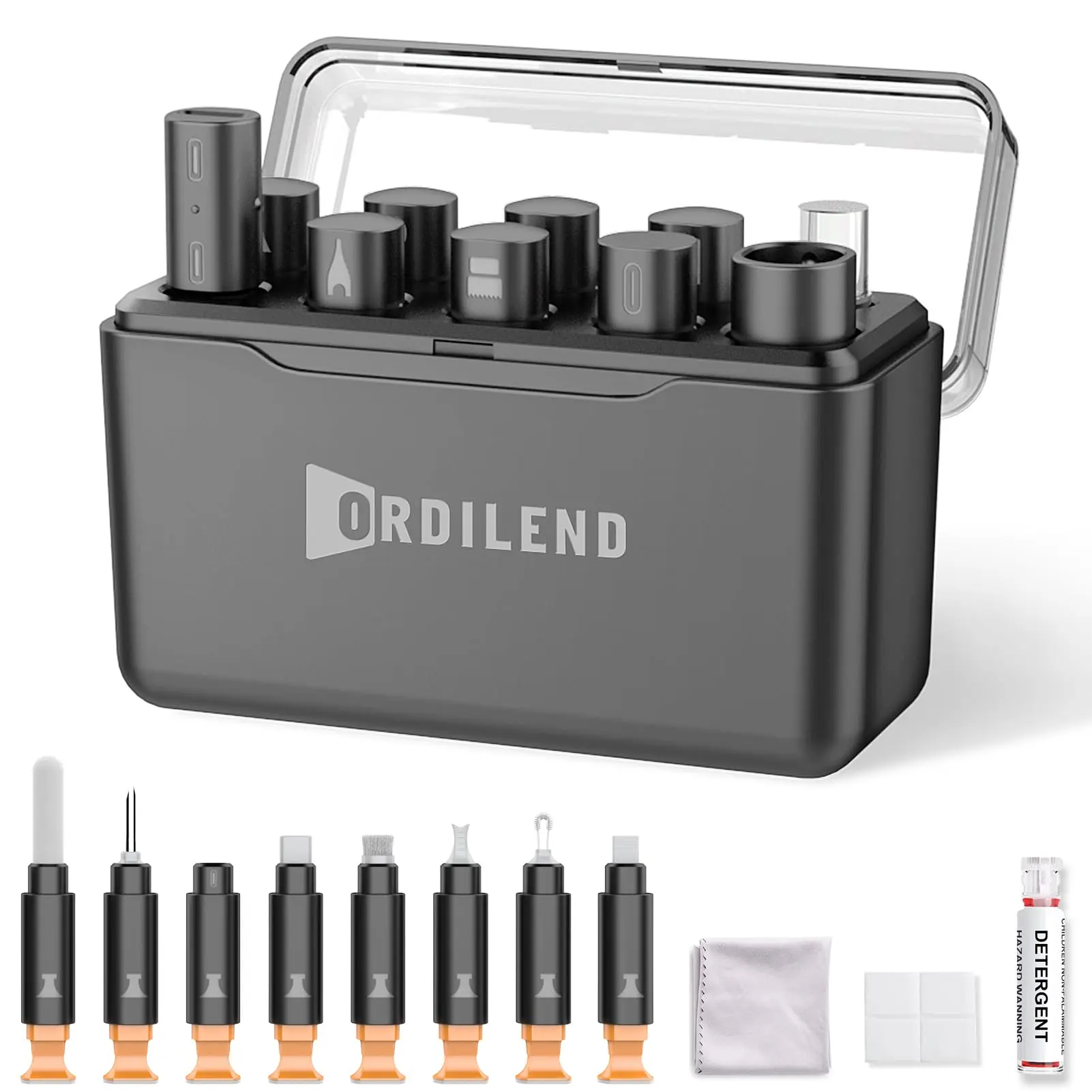 iPhone Cleaning Kit for Charging Port, Phone Port Cleaner, AirPod Earbud Speaker Cleaning Tools, Brush, Putty and Microfiber Cloth
