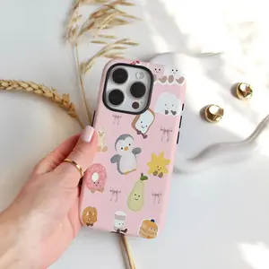 Jellycat Inspired Cute Phone Case | Plush Pastel iPhone & Samsung Cover L