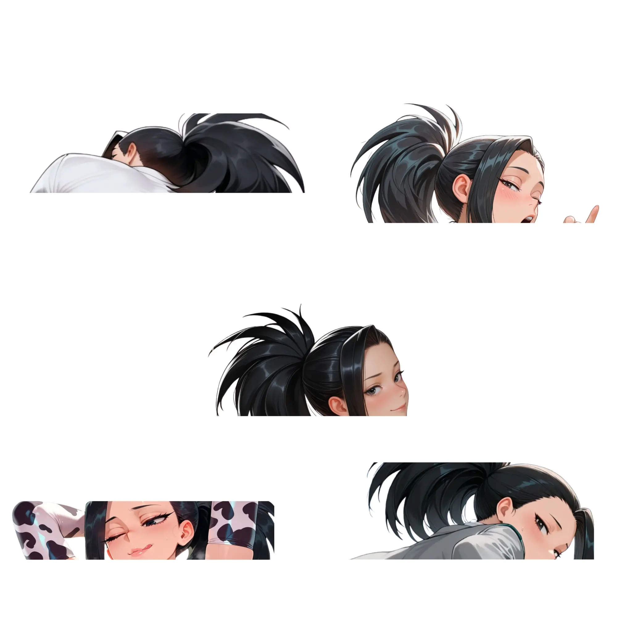 momo sticker, anime sticker, meme stickers, car-laptop sticker, r644