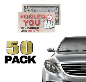 Parking Prank Cards – 50Pack Funny Bad Parking Warning Cards