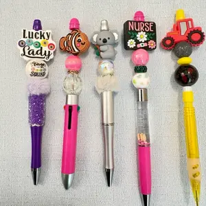 Regular Pens or MechanicalPencils!! Claim on Live!  Pens Mechanical Pencils Sugar pens and 4-in-1 pens with Fun Character Toppers and Glittery Bead