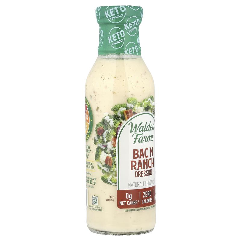 Walden Farms Bac'n Ranch Dressing, 12 fl oz (355 ml)