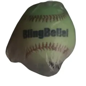 Glow in the Dark Blingbellef Baseball for Youth with Eye-Catching Design - US Made