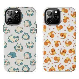 Cute Cartoon Anime Monster Pattern Phone Case With iPhone 17-7 Pro Max Plus & Samsung Galaxy S26-S21 Ultra Plus Accessories Protection unisex