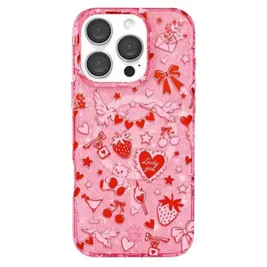 Premium Be Mine Glitter Case For iPhone - Bold & Protective Cases For Phones With Shockproof Lightweight Design - Perfect Valentine Gifts