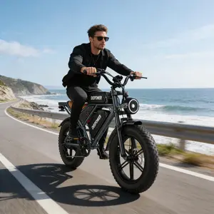 DEEPOWER Ebike 1500W Beast Power Electric Bike, 45-160 Miles Long Range, UL 2849 Certified, 20" Fat Tire, 48V 20/35/60Ah Removable Battery, 30MPH High Speed e-bike for Adults IN USA