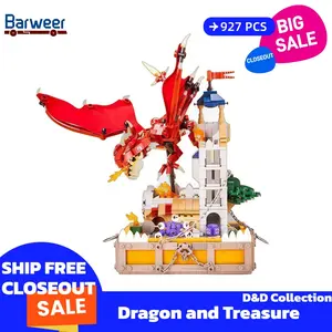 [BARWEER](SHIP FREE) Dragon and Treasure: Guarding the Witch Tower Movie & Game D&D Collection Closeout Sale