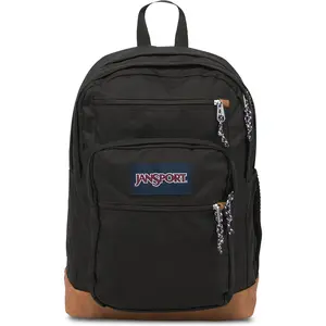Jansport Cool Backpack, with 15-Inch Laptop Sleeve - Large Computer Bag Rucksack with 2 Compartments, Ergonomic Straps, Black JanSport