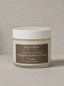 Whipped Beef Tallow Cream | All Natural Ingredients | Face & Body Moisturizer