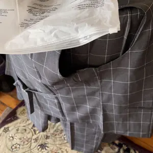 Men's Plaid Wedding Tuxedo Suit - Double Breasted Three-Piece Set with Vest for Business, Casual, and Formal Events | Groom & Party Attire