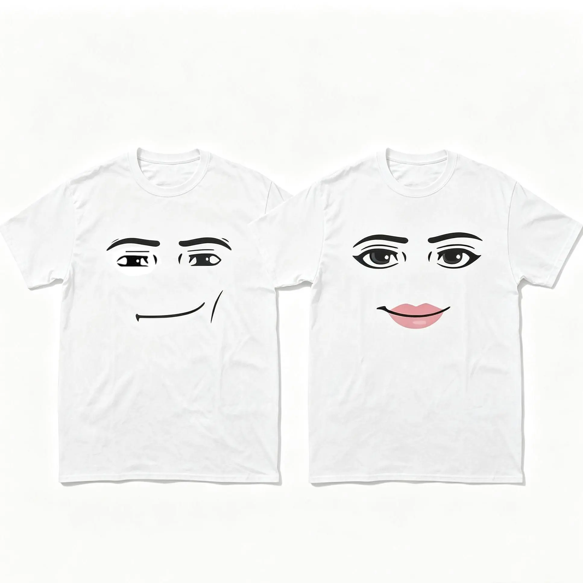 [100% Cotton] Roblox Man Face T-Shirt, Meme Shirt, Funny Shirt, Gift For Gamers , Classic Vintage T-Shirt Collection Adult Unisex T-Shirt Golf Gift T-Shirt For Men And Women t0106Father's Day Gift