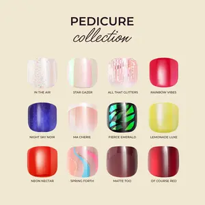 Kleo Kolor Pedicure Press On Nail Collection