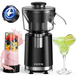 FEPPO Snow Cone Machine & Smoothie Blender 2 in 1, 700W Powerful Shaved Ice Machine Slushine Machine, Healthy Frozen Drink Maker with Stainless Steel Blade & Smoothie Recipe, for Home Kitchen Party