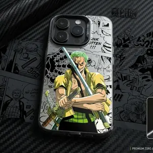 Anime Swordsman Phone Case, Samurai Warrior iPhone Case, Manga Style Sword Fighter Cover, Cool Anime Aesthetic Case, Gift for Anime Fans
