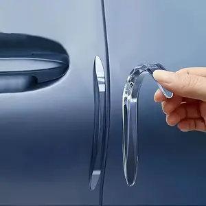 8-Pack Invisible Door Bumper Strips, Car Door Edge Protection, Anti-Scratch Auto Stickers, Rear View Mirror Guard, Essential Car Accessories